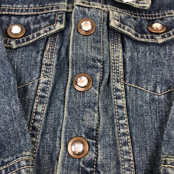 NESTING BABY NWT JEAN JACKET GIRL SZ 6-12 MONTHS - Picture 5 of 6